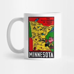 Vintage Minnesota Decal Mug